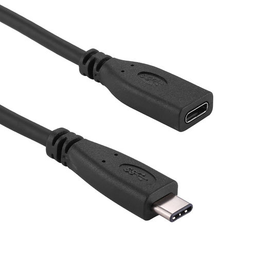 Short USB Type-C Extension (Male) to (Female) Adapter Cable (20cm)